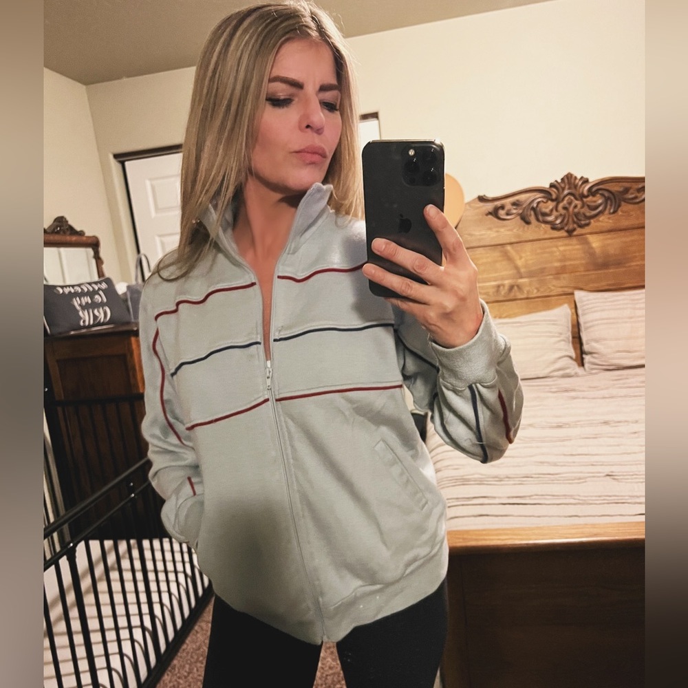 Vintage Track and Court Zip Up Track Jacket